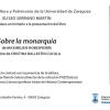 Presentación del libro "Sobre la monarquía"