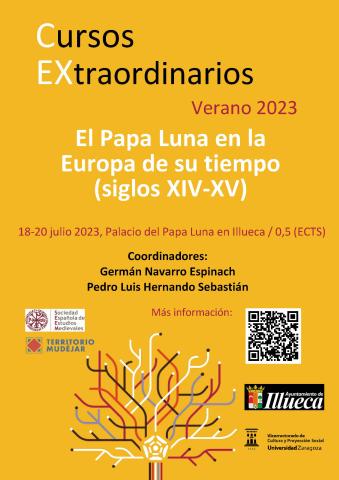 Cartel El Papa Luna en la Europa de su tiempo (siglos XIV-XV)